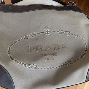 Prada canvas bag